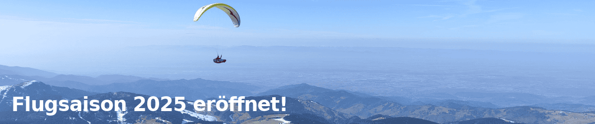 Flugsaison 2025 eröffnet